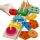 Fából készült geometriai forma válogató színes fejlesztő puzzle Kruzzel