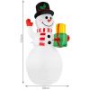 Felfújható Hóember Led világítással 155 cm - Ruhhy