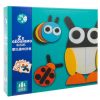 Fa állatos képkirakó puzzle - Kruzzel 