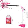 Játék Gitár mikrofonnal erősítővel - Pink