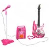 Játék Gitár mikrofonnal erősítővel - Pink