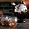 Földgömb alakú dekantáló - whisky készlet Malatec