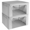 Összecsukható Ágynemű tároló - 40x30x20cm 2db Ruhhy