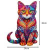 Fa kirakó puzzle játék -  Macska Kruzzel