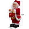 Doboló és zenélő Mikulás figura 30cm - Ruhhy
