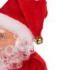 Doboló és zenélő Mikulás figura 30cm - Ruhhy