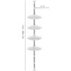 Ruhhy Sarok Zuhanypolc, Állítható 230-300 cm