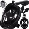 Teljes arc snorkeling maszk S/M méret - fekete