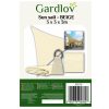 Napvitorla háromszög 3x3x3 Bézs, Gardlov 23146