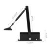 Fekete ajtó automata behúzó 40-60 kg Malatec
