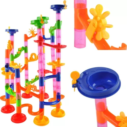 Golyópálya marble run - csúszda 105 db