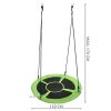 Gólyafészek hinta 100 cm zöld-fekete 23514