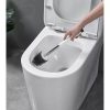 Ruhhy szilikon WC kefe tartóval – fehér/szürke