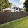 Betekintésgátló kerítésszalag 19cm x 35m 630g/m2  Barna 23707