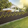 Betekintésgátló kerítésszalag 19cm x 35m 630g/m2  Barna 23707