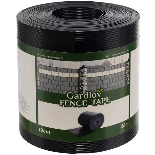 Betekintésgátló kerítésszalag 19 cm x 26 m 700g/m2 antracit 23909