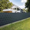 Betekintésgátló kerítésszalag 19 cm x 26 m 700g/m2 antracit 23909