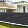 Kerítéstakaró szalag 4,75 cm x 35 m, antracit, 450g/m² + 25 rögzítő klipsz - Gardlov 23910