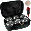 Petanque készlet 6 krómozott golyóval és hordtáskával – Boules szett