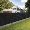 Betekintésgátló kerítésszalag 19 cm x 35 m 450g/m2 fekete 23698