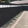 Betekintésgátló kerítésszalag 19 cm x 35 m 450g/m2 fekete 23698