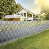 Betekintésgátló kerítésszalag 19 cm x 35 m 450g/m2 szürke 23697