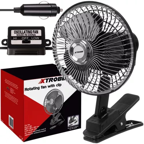 Csiptethető Ventilátor 12V autóba Xtrobb 23194