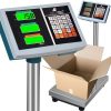 Raktári mérleg akkumlátorral Lcd kijelzővel 100 kg-ig 
