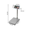 Raktári mérleg akkumlátorral Lcd kijelzővel 100 kg-ig 