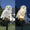 Napelemes, vízálló kerti lámpa - bagoly, Gardlov