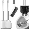 Ruhhy 24377 Fürdőszobai kefe készlet – 2 db WC kefe fehér/szürke