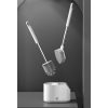 Ruhhy 24377 Fürdőszobai kefe készlet – 2 db WC kefe fehér/szürke