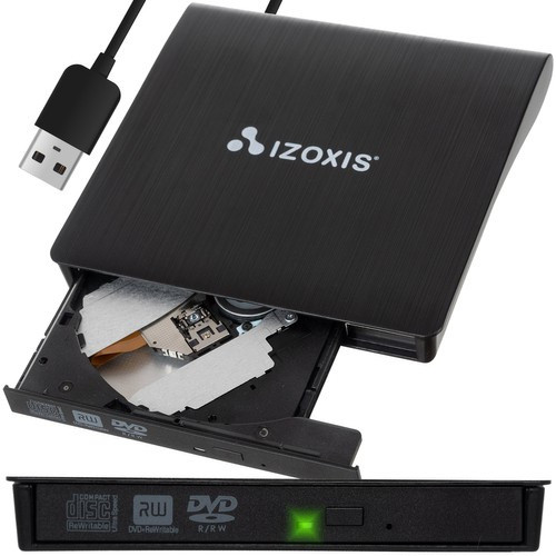 Külső meghajtó + CD-író Izoxis 24351