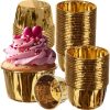 Muffin sütőforma arany színben - 50 darabos készlet Ruhhy