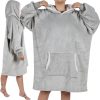 XXL méretű oversize szürke takaró pulóver Ruhhy