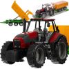 Nagy játék traktor pótkocsival