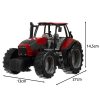 Nagy játék traktor pótkocsival