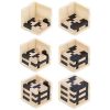 Fából készült 3d logikai puzzle - agytorna