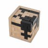 Fából készült 3d logikai puzzle - agytorna