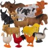 Farm állatok figura készlet 12 db - Kruzzel