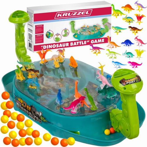 Arcade játék labdákkal Dinoszaurusz csata