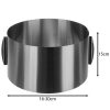 Állítható fém Tortaforma perem 15 cm Ruhhy 24618