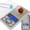 Zsebmérleg LCD világító kijelzővel 500x 0.1g Ruhhy