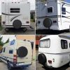 4 darabos gumiabroncs, felni takaró készlet Xtrobb 25640