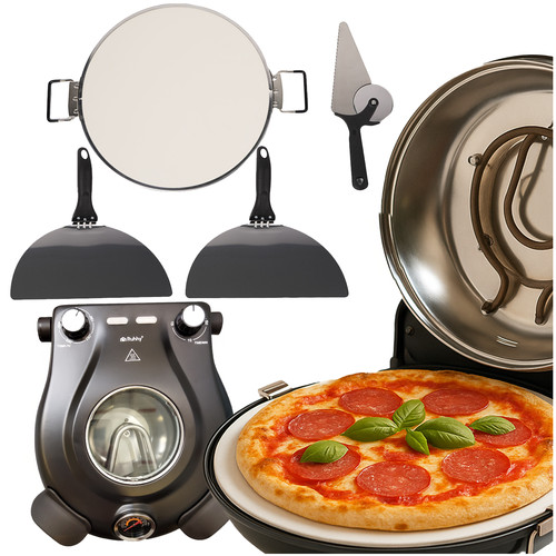 Granitestone Piezano elektromos pizza sütő - 1200W, 5 hőfok szint