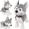 Interaktív plüss Husky kutya