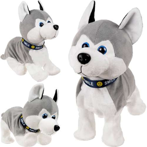 Interaktív plüss Husky kutya