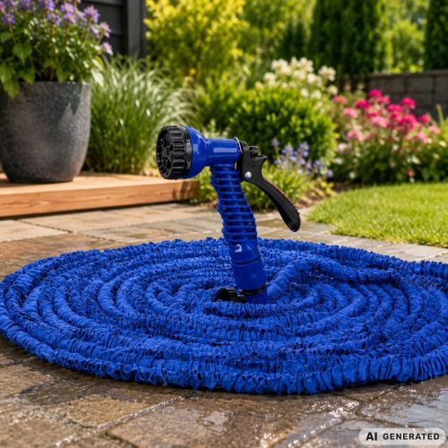 Magic Hose Táguló Kerti Tömlő 7 Funkciós Pisztollyal 20m - 60m