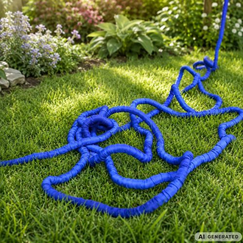 Magic Hose Táguló Kerti Tömlő 7 Funkciós Pisztollyal 20m - 60m