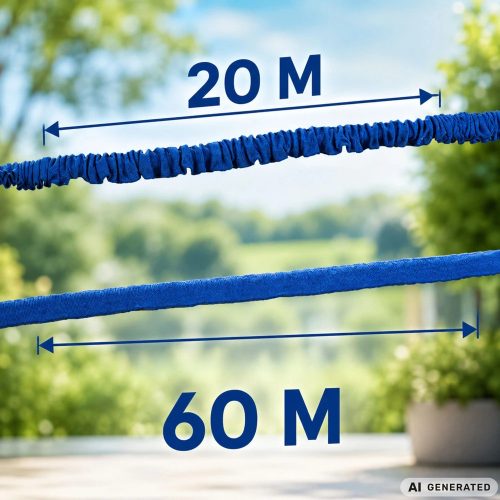 Magic Hose Táguló Kerti Tömlő 7 Funkciós Pisztollyal 20m - 60m
